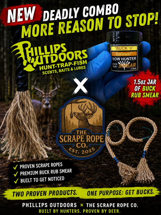 Scrape Rope + Buck Rub Smear Combo